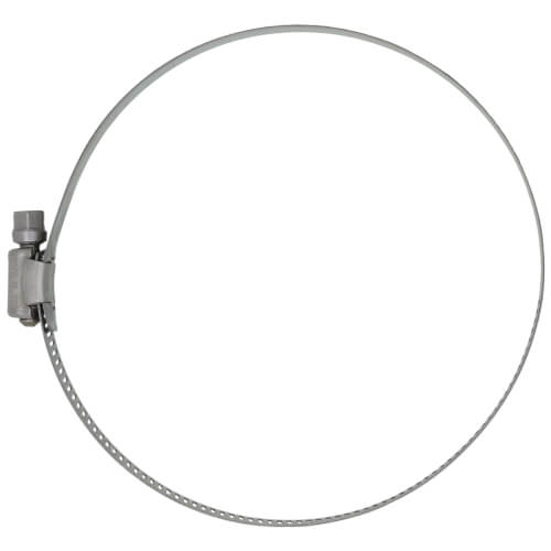 Main product image of 3" - 5" #72 Stainless Steel Worm Gear Hose Clamp w/ Carbon Screw