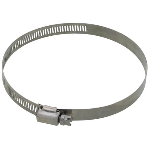 Main product image of 3" - 5" #72 Stainless Steel Worm Gear Hose Clamp w/ Carbon Screw