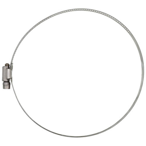 Main product image of 4" - 6" #88 Stainless Steel Worm Gear Hose Clamp w/ Carbon Screw