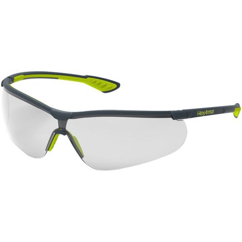 Main product image of VS250 Clear TruShield S Safety Glasses, Grey & Yellow Frame, 11-15001-04