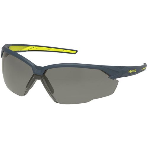 Main product image of NX1 TruShield Safety Glasses, Charcoal & Yellow Frame, 11-31012-08