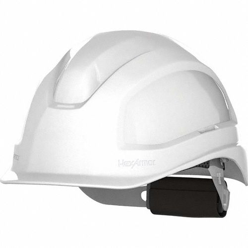 Main product image of Ceros XP250E Short Brim Non-Vented Hard Hat, 6PT Ratcheting Suspension, Type 1 Class E, White, 16-13001