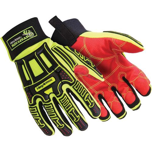 Main product image of Rig Lizard 2021X Cut & Puncture Resistant Gloves, TP-X Palm Coating, , Hi-Vis Yellow/Red/Black/Blue, Large2021X-L (9)