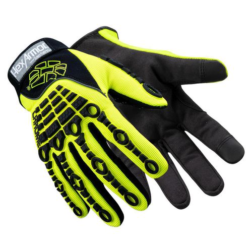 Main product image of Chrome Series 4026 Cut & Puncture Resistant Gloves, SuperFabric & MudGrip Black/Blue/Yellow Medium, 4026-M (8)