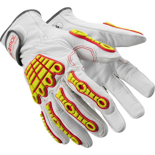 Main product image of Chrome Series Arctic 4086 Cut & Puncture Resistant Gloves, SuperFabric & Goatskin Leather Palm w/ C40 Thinsulate, White, XL, 4086-XL (10)