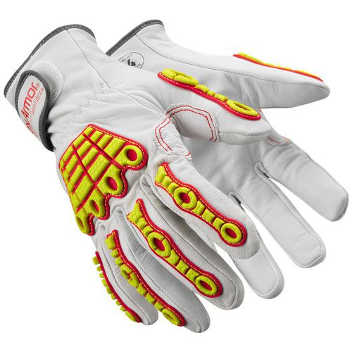 Main product image of Chrome Series Arctic 4086 Cut & Puncture Resistant Gloves, SuperFabric & Goatskin Leather Palm w/ C40 Thinsulate, White, 2XL, 4086-XXL (11)
