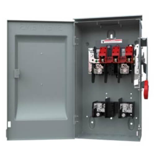 Main product image of 30A Low Voltage Circuit Protection Fused Heavy Duty Safety Switch, 2-Pole/2-Fuse, NEMA 3R Enclosure (240VAC)