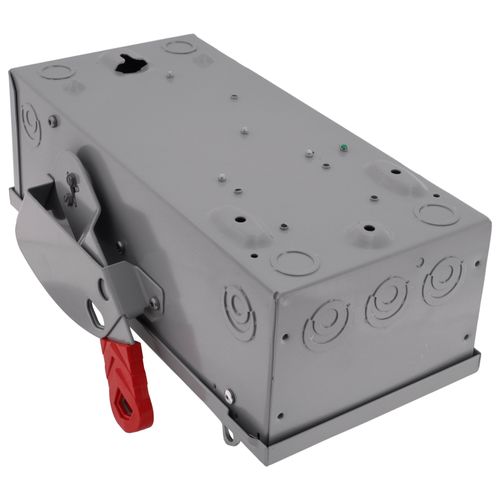 Main product image of 30A Low Voltage Circuit Protection Fused Heavy Duty Safety Switch, 2-Pole/2-Fuse, NEMA 1 Enclosure (240VAC)
