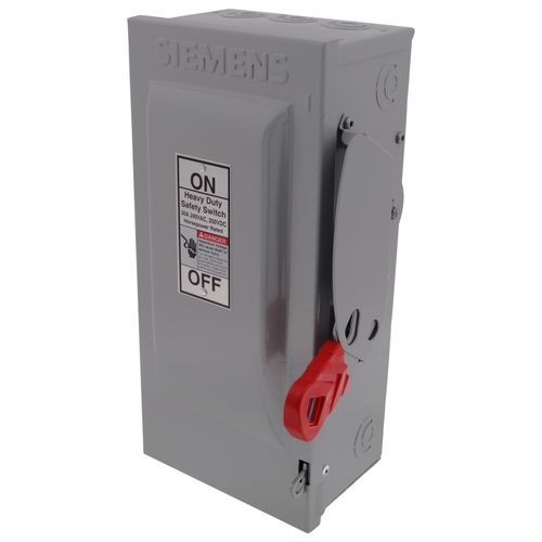 Main product image of 30A Low Voltage Circuit Protection Fused Heavy Duty Safety Switch, 2-Pole/2-Fuse, NEMA 1 Enclosure (240VAC)