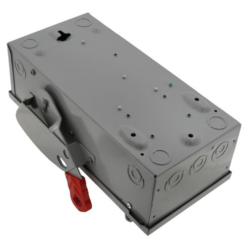 Main product image of 30A Low Voltage Circuit Protection Fused Heavy Duty Safety Switch, 3-Pole/3-Fuse, NEMA 1 Enclosure (240VAC)