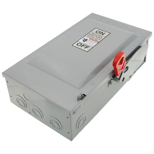 Main product image of 60A Low Voltage Circuit Protection Fused Heavy Duty Safety Switch, 3-Pole/3-Fuse, NEMA 1 Enclosure (240VAC)