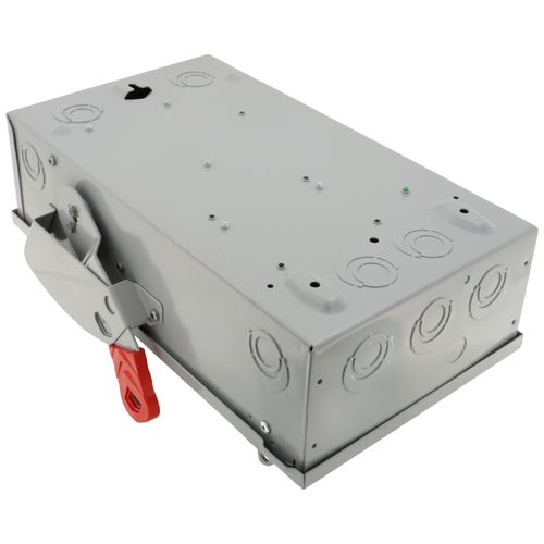 Main product image of 60A Low Voltage Circuit Protection Fused Heavy Duty Safety Switch, 3-Pole/3-Fuse, NEMA 1 Enclosure (240VAC)