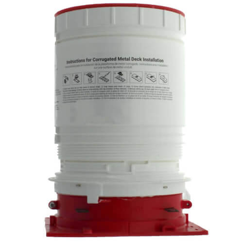 Main product image of 2"-3" Firestop Telescoping Deck Sleeve for Plastic or Metal Pipe (8"-12" Tall)
