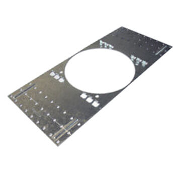 Main product image of 4"-6" Corrugated Metal Deck Plate for Metal Pipe with #6 Firestop Sleeve & #7 Hollow Sleeve