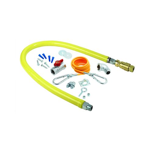 Main product image of Gas Hose w/Quick Disconnect, 3/4" NPT, 36" Long, Includes Installation Kit