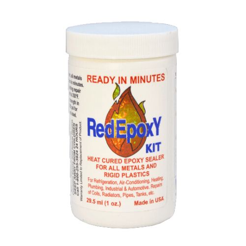 Main product image of Red Epoxy 2-Part Metal & Plastic Repair Kit, 12001