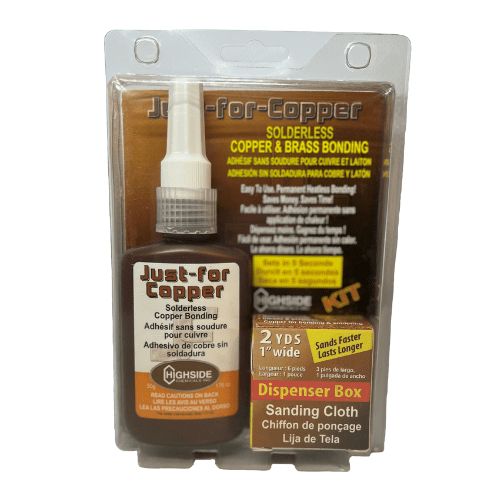 Main product image of Just-For-Copper Pro Cold Bonding Gel for Copper, Brass & Aluminum (50 g. Squeeze Bottle), 31058