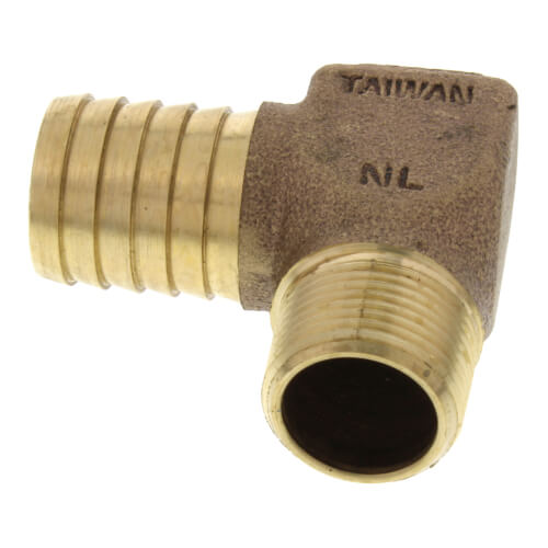 Main product image of 3/4" MPT x 1" Insert Male Hydrant Elbow (Lead Free)