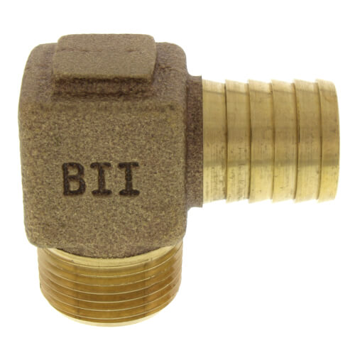 Main product image of 1" MPT x Insert Male Hydrant Elbow (Lead Free)