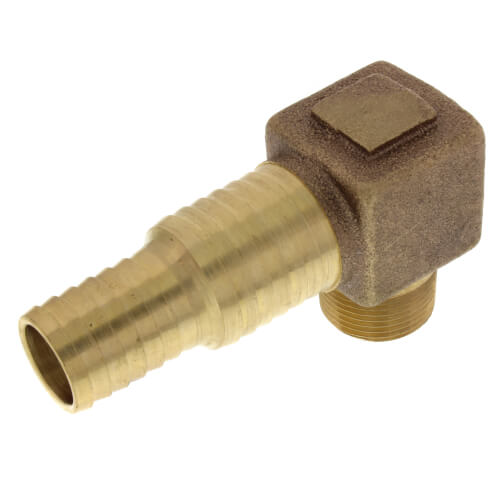 Main product image of 1" MPT x (1-1/4" x 1") Insert Male Hydrant Elbow (Lead Free)