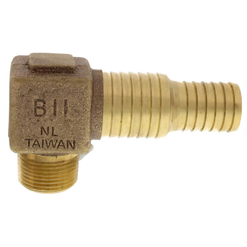 Main product image of 1" MPT x (1-1/4" x 1") Insert Male Hydrant Elbow (Lead Free)