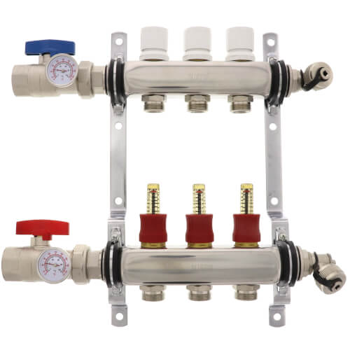 HM3 Bluefin HM3 3Loop Stainless Steel Radiant Heat Manifold