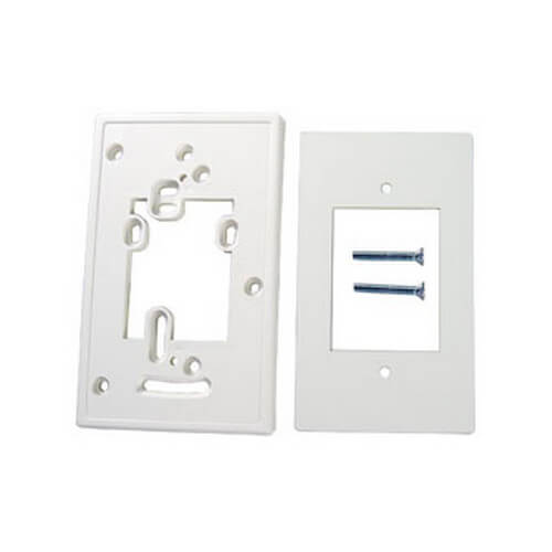 Main product image of 2" x 4" Handy Box Backplate Mounting Kit (White)