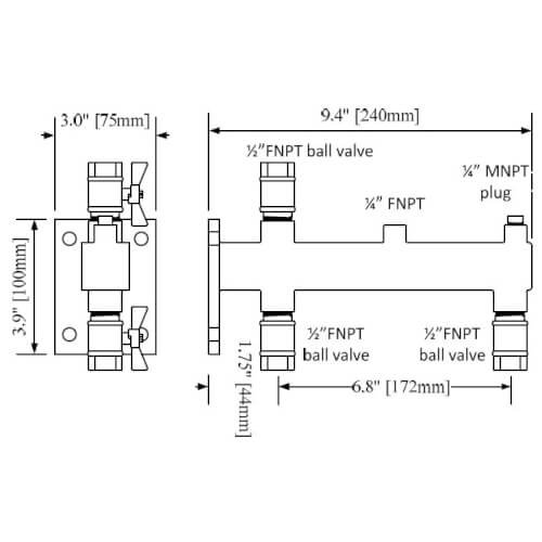 HN2 Axiom HN2 Expansion Tank Bracket (Full Kit)
