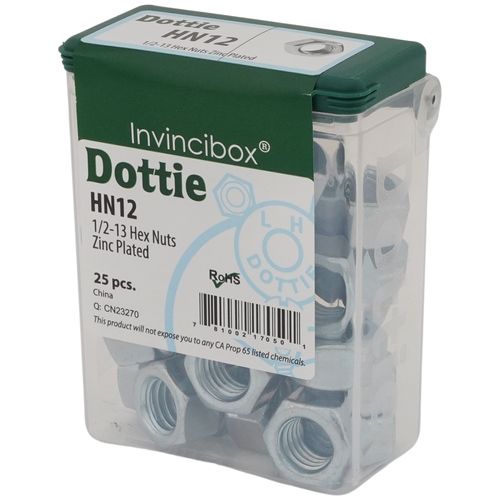 Main product image of 1/2"-13 Hex Nut (Pack of 25)