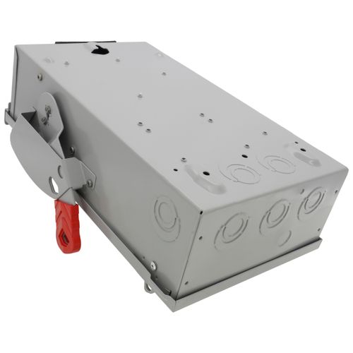 Main product image of 60A Low Voltage Circuit Protection Non-Fused Heavy Duty Safety Switch, 3-Pole/3W, NEMA 3R Enclosure (600V)
