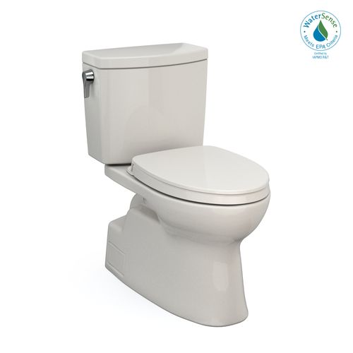 Main product image of MS474124CUFG#12 Vespin II 1.0 GPF 2-Piece Elongated 1.0 GPF Universal Height Toilet w/ CEFIONTECT & SS124 Softclose Seat, Washlet+ Ready (Sedona Beige)