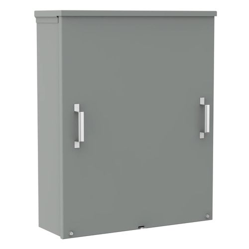 Main product image of 24" Wide, 24" High, 12" Deep, Drip Shield, Screw Cover, Steel Electrical Enclosure, Nema 3R