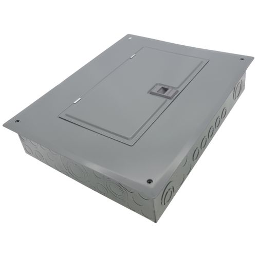Main product image of Homeline 24 Circuit Indoor Main Lug Plug-On Neutral Load Center, 12 Space, 120/240V w/ Ground Bar (125A)