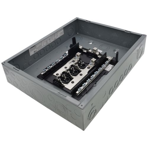 Main product image of Homeline 24 Circuit Indoor Main Lug Plug-On Neutral Load Center, 12 Space, 120/240V w/ Ground Bar (125A)