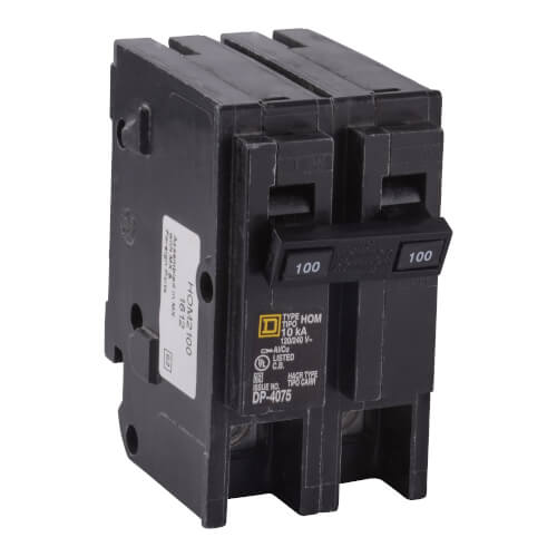 Main product image of Homeline 2 Pole Miniature Circuit Breaker (120/240V, 110A)