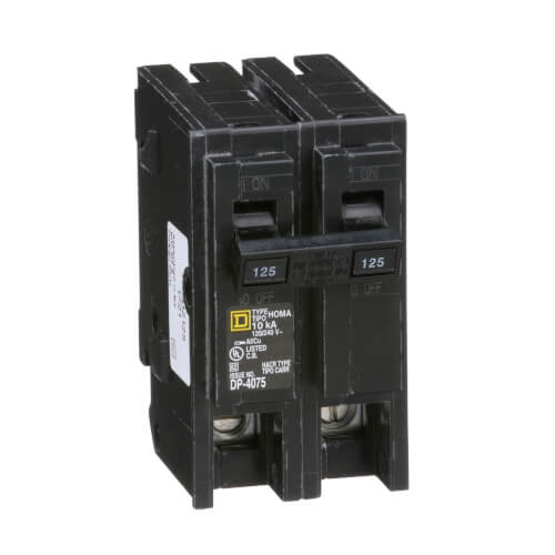 HOM2125 - Square D HOM2125 - Homeline 2 Pole Miniature Circuit Breaker ...