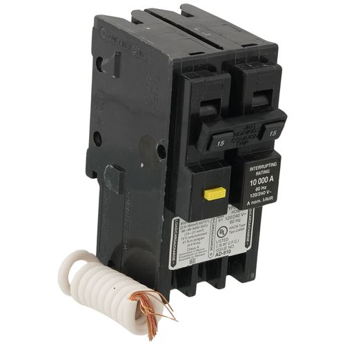 Main product image of Homeline 2 Pole Miniature GFI Circuit Breaker (120/240V, 15A)