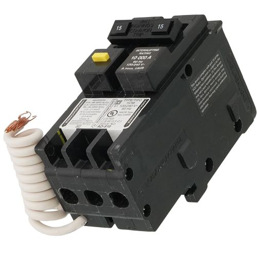 Main product image of Homeline 2 Pole Miniature GFI Circuit Breaker (120/240V, 15A)
