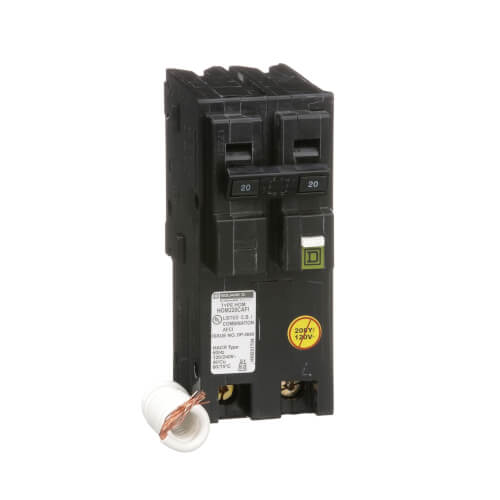 HOM220CAFI Square D HOM220CAFI Homeline 2 Pole Circuit Breaker and