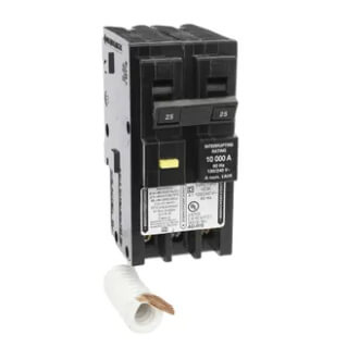 HOM225GFIC - Square D HOM225GFIC - Homeline 2 Pole Miniature GFCI ...