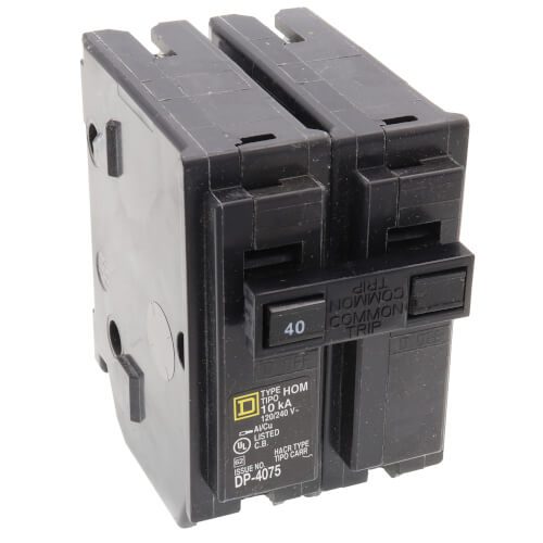 Main product image of Homeline 2 Pole Miniature Circuit Breaker (120/240V, 40A)