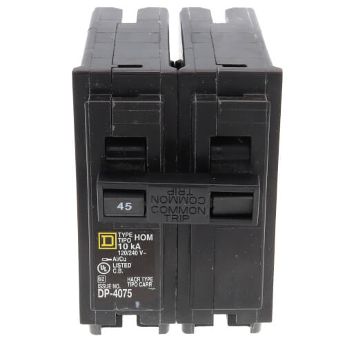 Main product image of Homeline 2 Pole Miniature Circuit Breaker (120/240V, 45A)