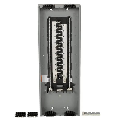 Main product image of Homeline 40 Space, 80 Circuit Convertible Load Center w/ Main Lugs, PoN w/ Ground Bar, Qwik-Grip 1 Phase (225A)