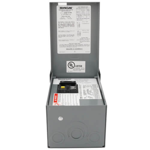 Main product image of Homeline 4 Circuit Spa Panel Main Lug Load Center w/ Breaker, 2 Space, 120/240V (50A)