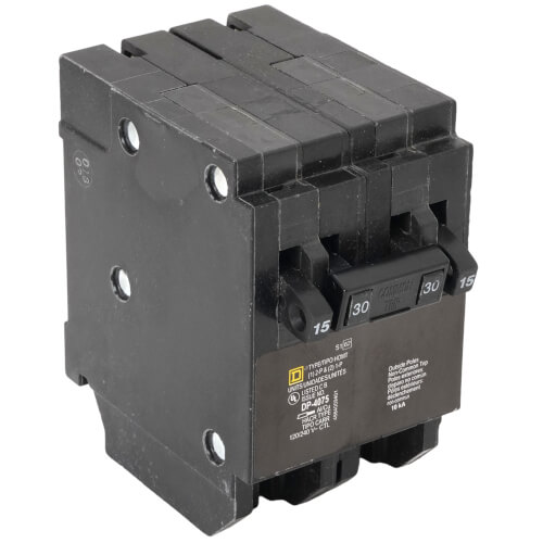 Main product image of Homeline Single/2 Pole Miniature Quad Tandem Circuit Breaker (120/240V, 15/30A)