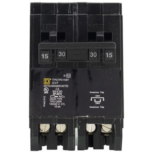 Main product image of Homeline 2 Pole Miniature Tandem Circuit Breaker (120/240V, 15/30A)