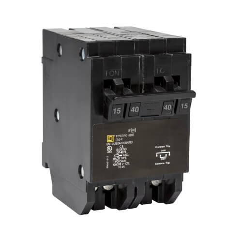 Main product image of Homeline 2 Pole Miniature Tandem Circuit Breaker (120/240V, 15/40A)