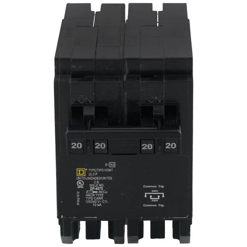 Main product image of Homeline 2 Pole Miniature Tandem Circuit Breaker (120/240V, 20A)