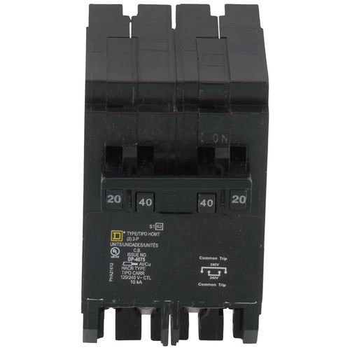 Main product image of Homeline 2 Pole Miniature Tandem Circuit Breaker (120/240V, 20/40A)