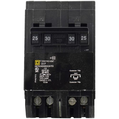 Main product image of Homeline 2 Pole Miniature Tandem Circuit Breaker (120/240V, 25/30A)